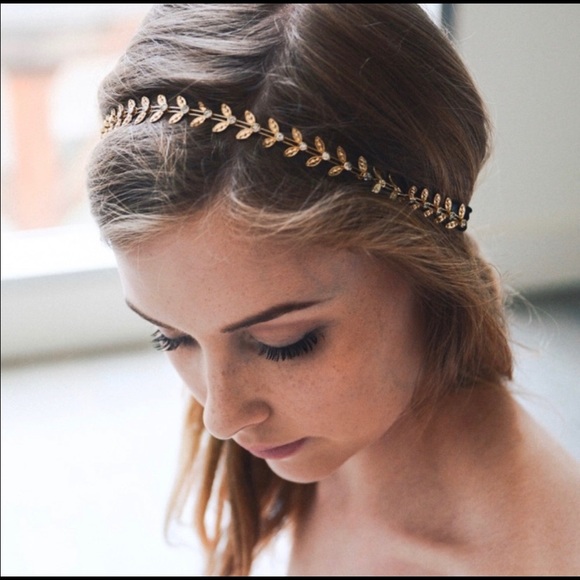 ❤️New Listing❤️Bohemian Gold Leaf Toga Headband - Picture 3 of 4